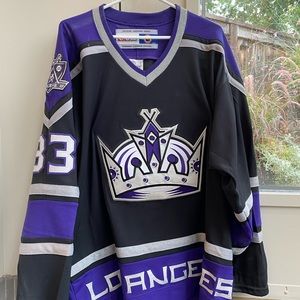 Jack Johnson Rookie year NHL LA Kings jersey